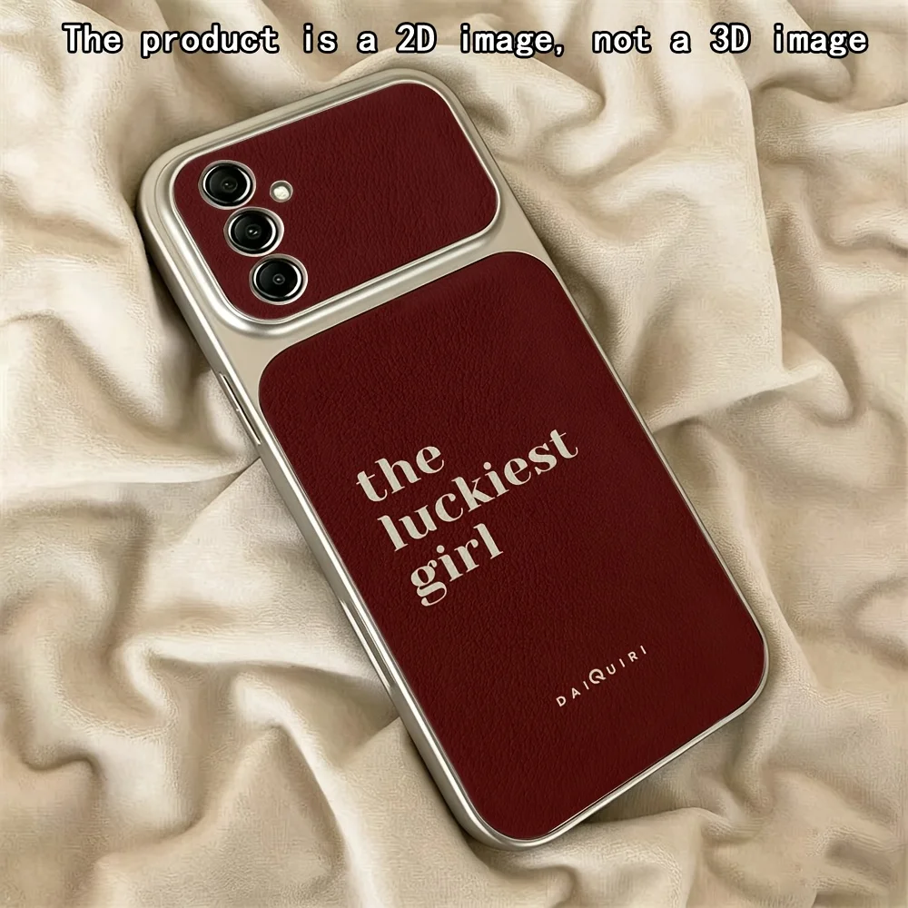 Letter pattern phone case suitable for Samsung Galaxy S26 S25 S24 S23 S22 S21 S20 FE/Ultra/Plus anti drop back cover