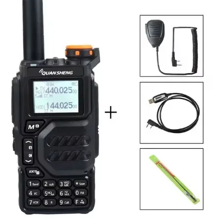 Long Battery Life Frequency Meter Walkie Talkie Long Range Communication Wireless Outdoor Professional High Power Two Way Radio