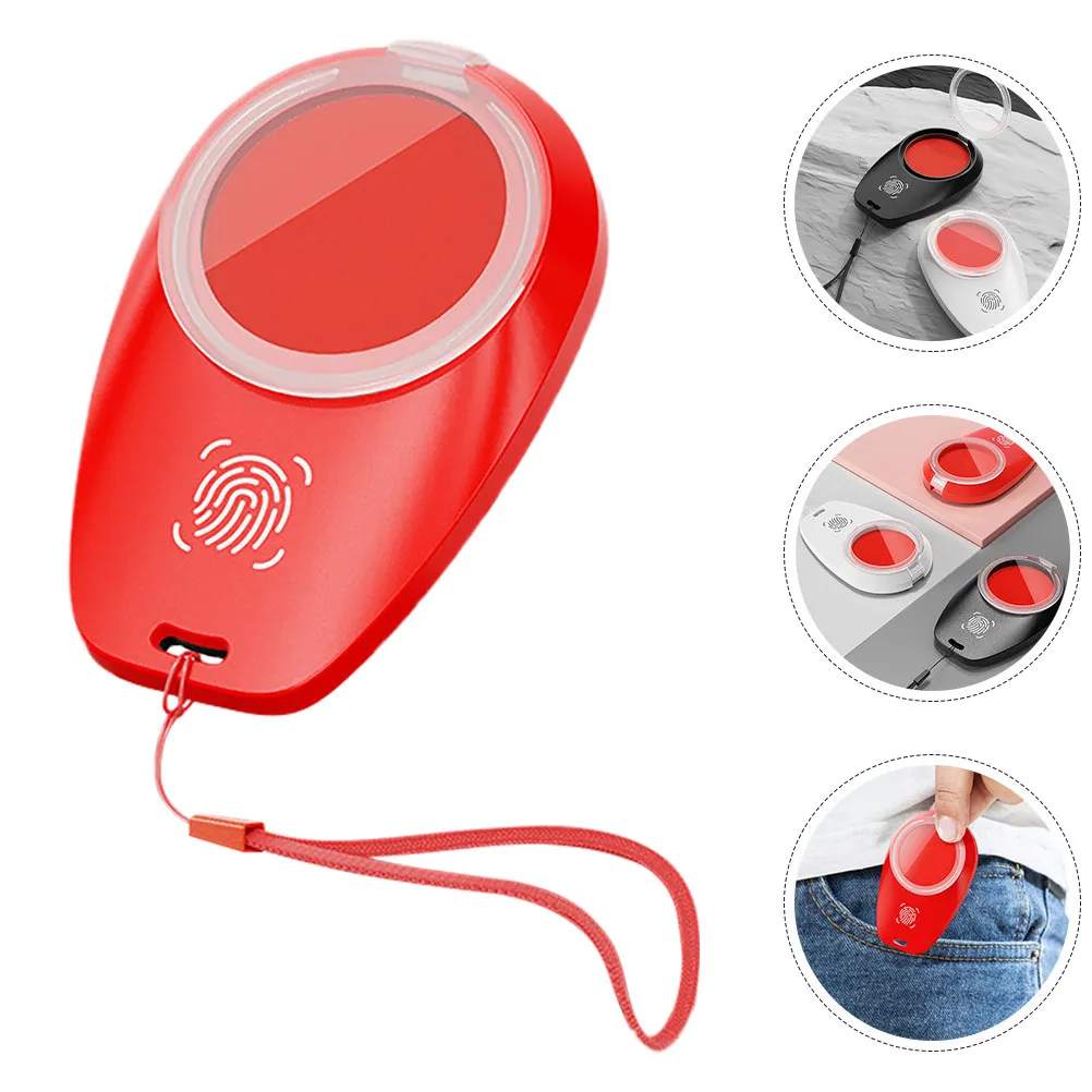 Finger Print Pad Quick drying Red Ink Thumbprint Identification Notary Office Use Stamp Accounting Portable Mini