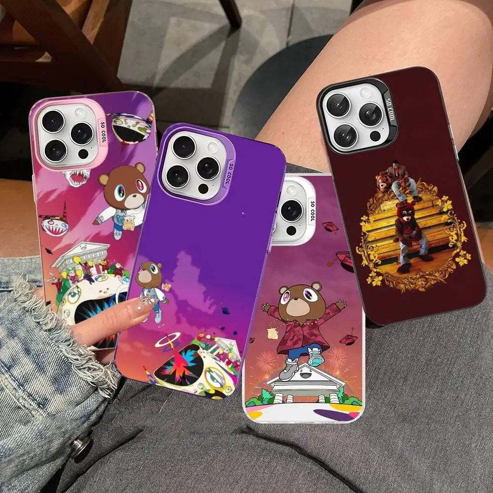 

Singer Kanye West Ye Phone Cover For IPhone 16 15 14 13 12 11 17 Pro Max Plus Color Silver Shell