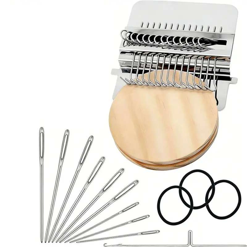 

AA63 HOT Вязальный станок для штопки, миниатюрный портативный инструмент для ремонта джинсов, носков и одежды - набор для штопки в комплекте