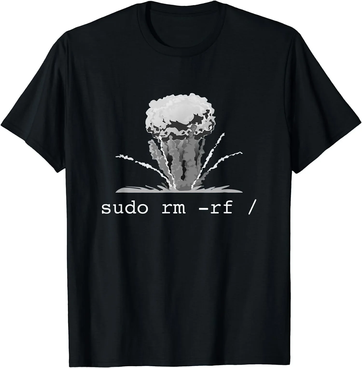 Funny Linux Gift Command Sudo RM RF T-Shirt