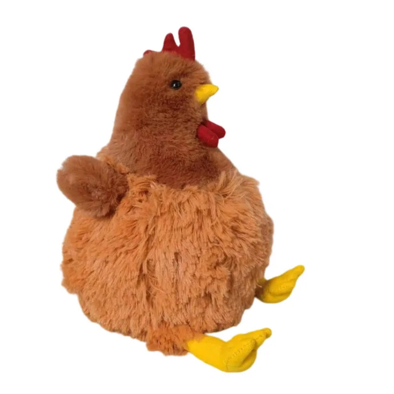 

New Cute Plush Dolls Simulation Chicken Plush Toy Rooster Doll Home decoration ornaments Children's Birthday Funny Gift