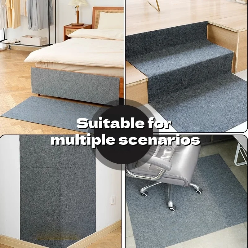 5Pcs 20x100cm Self Adhesive Stair Tread Mats Non-Slip Water Absorbent Safety Mute Carpet Pad Step Anti-Slip Mat Floor Protection - view 5