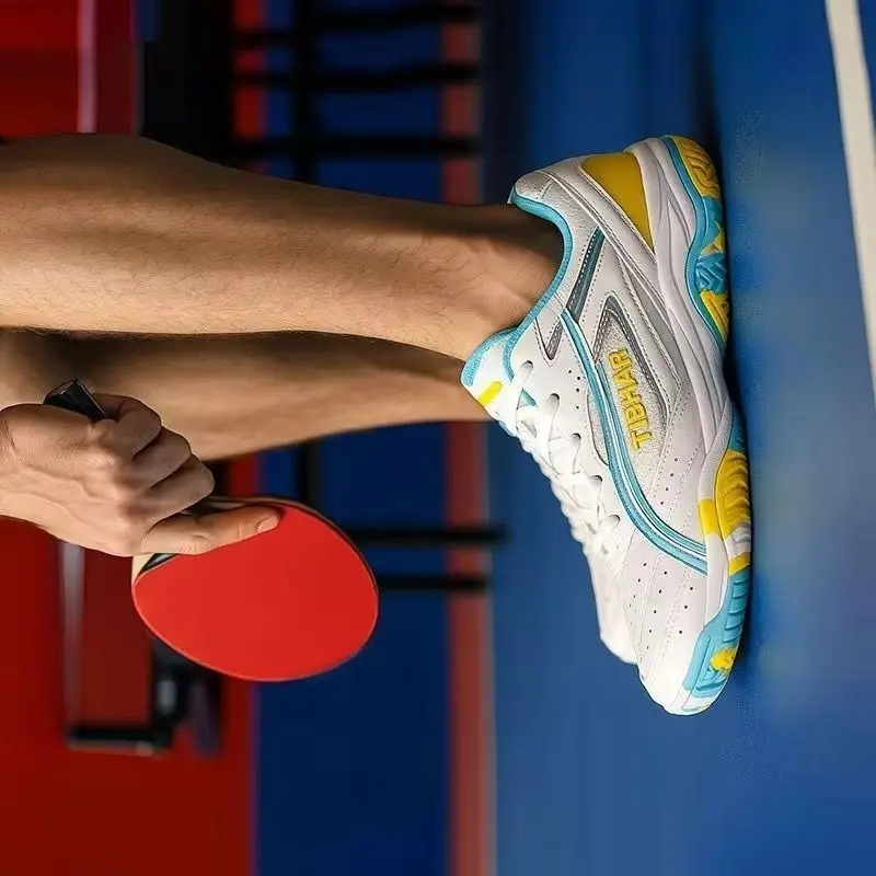 Original Brand Badminton Shoe Mesh Breathable Tennis Shoe Anti-Slippery Indoor Court Shoes Super Light Table Tennis Shoe Unisex