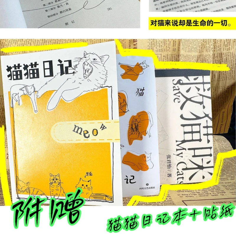 Saving Cats, Young Writer Zhang Junyi, A Long Non Fiction Work. The Cat Raising Experience of Urban Rental Youth