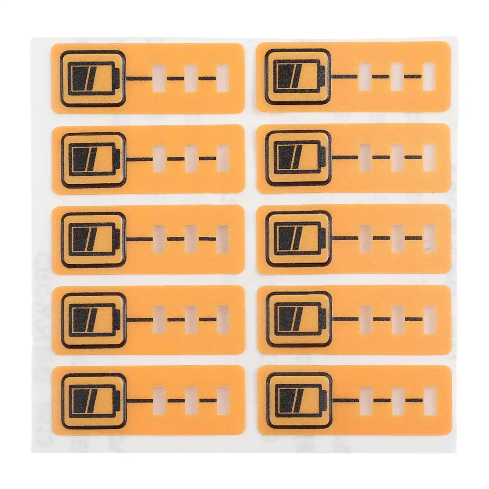10PCS Li-ion Battery LED Key Sticker Label Tag For Dewalt For 18V 14.4V Lithium Battery For DCB182 DCB140