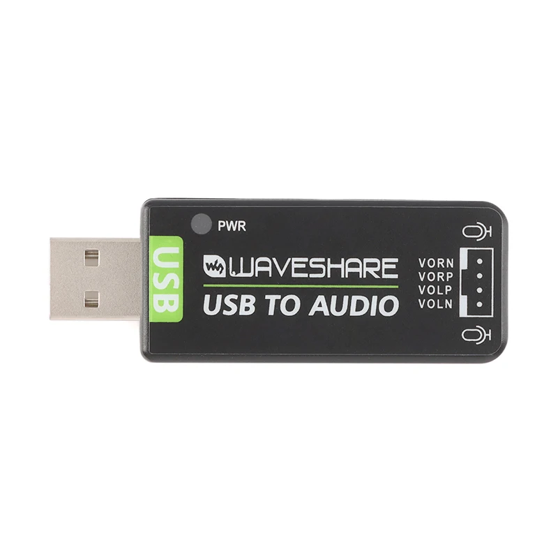 USB to Audio Sound Card Module for Raspberry Pi 3B Plus 4 4B 8GB/ Jetson Nano B01 A02 Onboard Microphone/Speaker Playable/Record