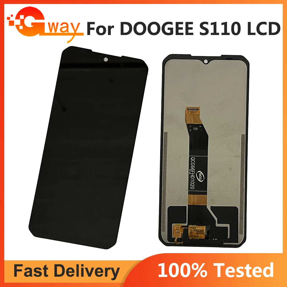 100% Original Tested For DOOGEE S110 LCD Display Touch Screen Assembly Replacement For DOOGEE S 110 Pro S110Pro LCD Parts+ Glue