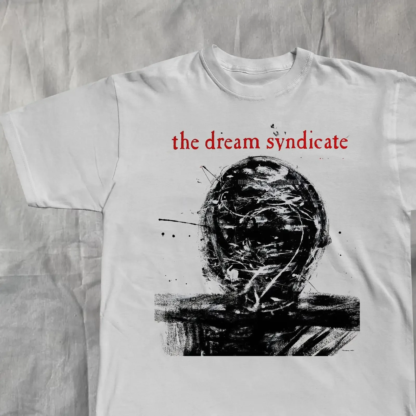 the dream syndicate T Shirt paisley underground alternative rock christmas tee vintage Washed Slightly Top For Everyday Wear