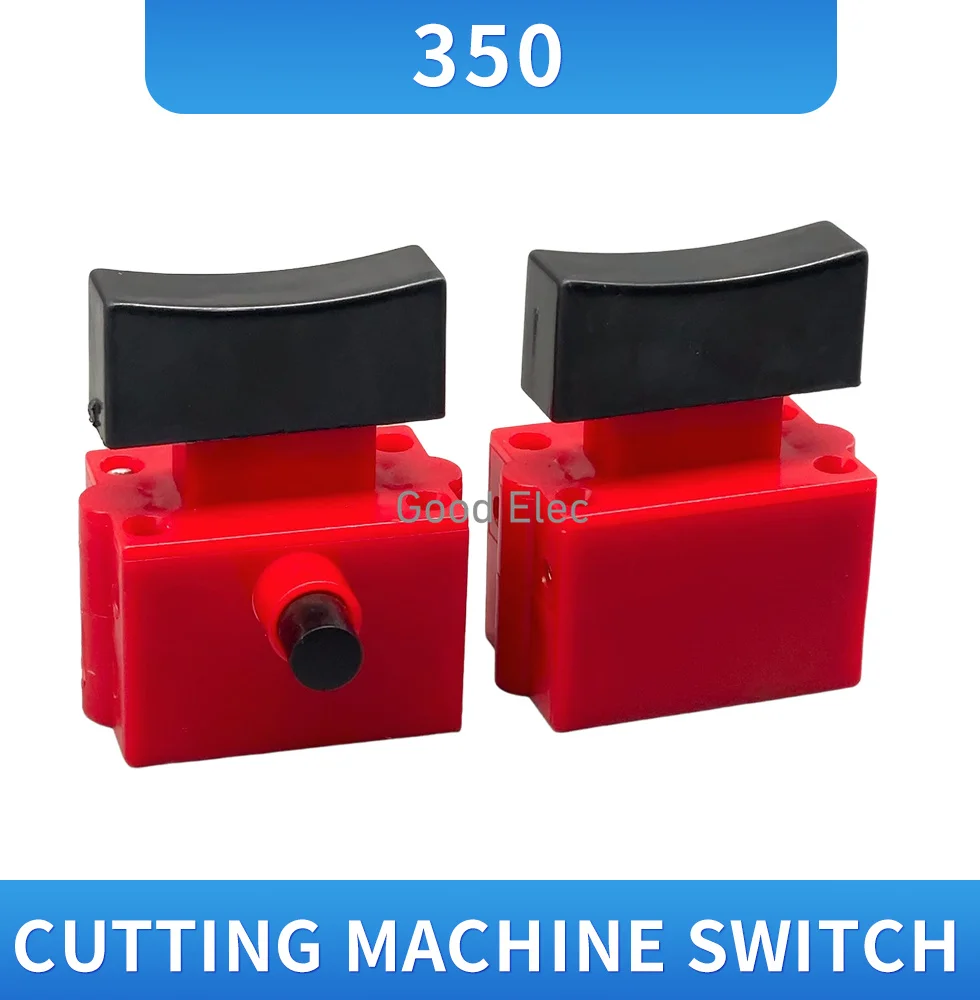 Electric tool steel cutting machine switch accessories 10A with lock switch silver contact saw aluminum machine switch