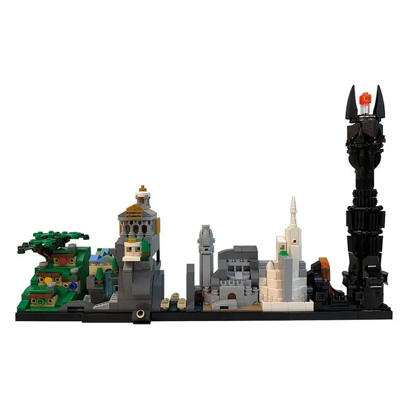 MOC Skyline Series Classic Famous City ​​architecture Module Building Blocks Assembled Toys Bricks Children's Enlightenment Gift