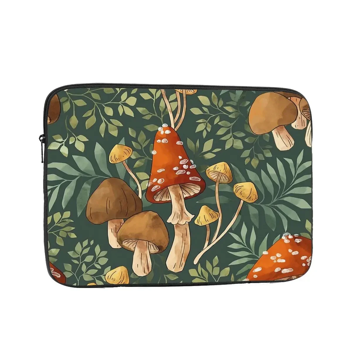 Woodland Mushroom Spray Notebook Laptop Bag, capa da luva, Tablet Shockproof Case, bolsa, 10 ", 12", 13 ", 15", 17"