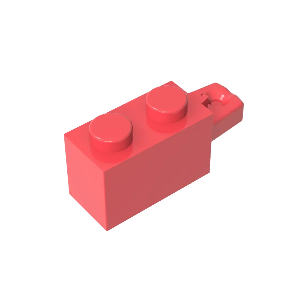 EKBricks EK-1093 Klocki Zawiasowe 1 x 2 Blokujące z 1 Palcem, Poziome Końcówka, kompatybilne z Lego 30541, Klocki Techniczne