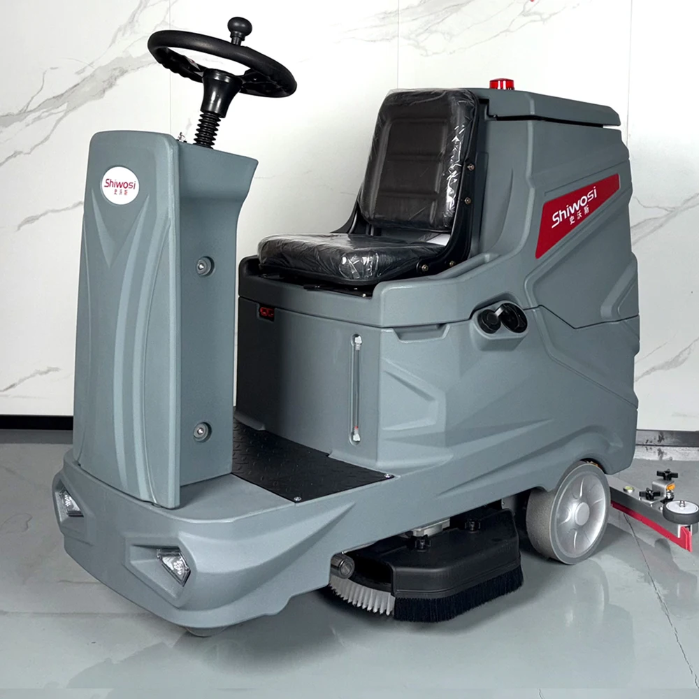 【ساخن】مجفف تنظيف تلقائي جديد يعمل بالبطارية، غسالة أرضية صناعية لاسلكية لمستودع ورشة عمل المصنع #3