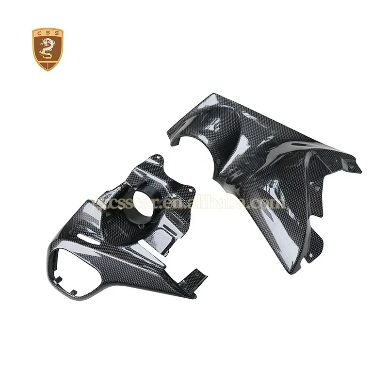 OEM Style Dry Carbon Fiber Interior Decoration Accessories Car Air Conditioner Control Panel Cover Interior for Ferrari F12