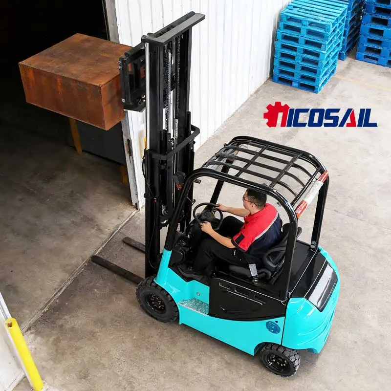 

Customized 2000kg Full Electric Mini Forklift for Cargo Handling - Factory Price Compact Fork Truck with Adjustable Lift