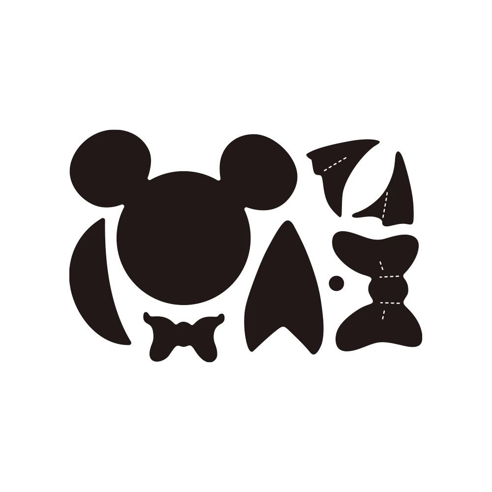 Bride & Groom Metal Cutting Die for Mickey and Minnie Disney Themed Crafts Cards, Scrapbooks, Gifts, Journals, Party & Home Deco