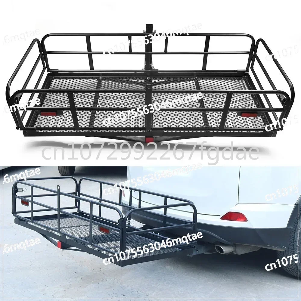 400 Lbs Heavy-duty Articulated Truck Foldable Luggage Rack Rear Luggage Basket 2 