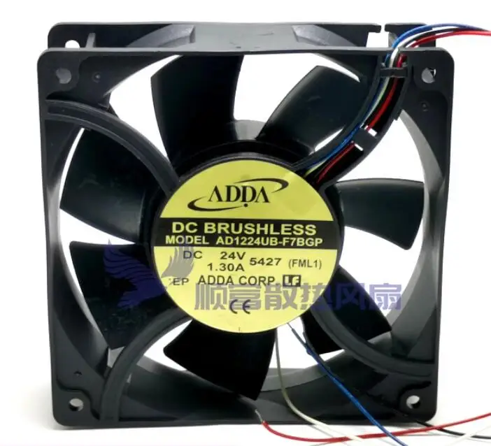 

Ltsf For ADDA AD1224UB-F7BGP DC 24V 1.30A 120x120x38mm 4-Wire Server Cooling Fan 12cm