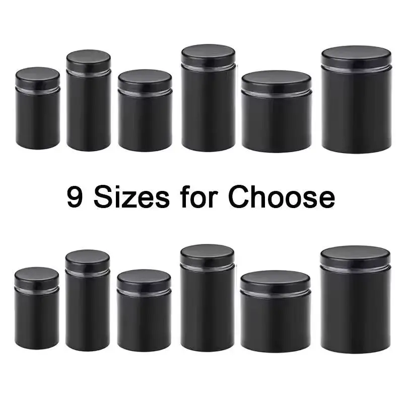 200PCS Stainless Steel Hollow Glass Standoff Pins Acrylic Sign Billboard Advertisement Nails Screws Fastening Fixing Hardware