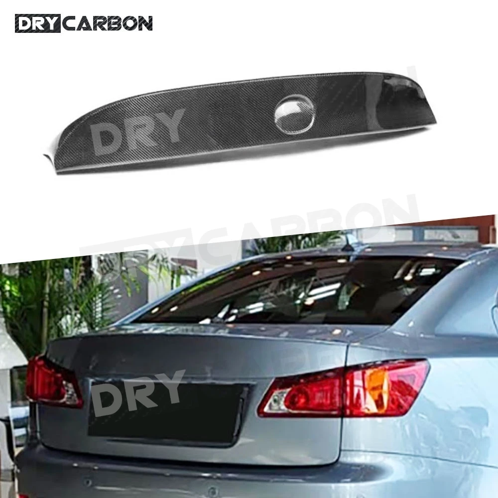 

Carbon Fiber Rear Spoiler Trunk Wing Spoiler for Lexus IS300 IS250 2005-2012 Car Rear Spoiler Body Kits FRP