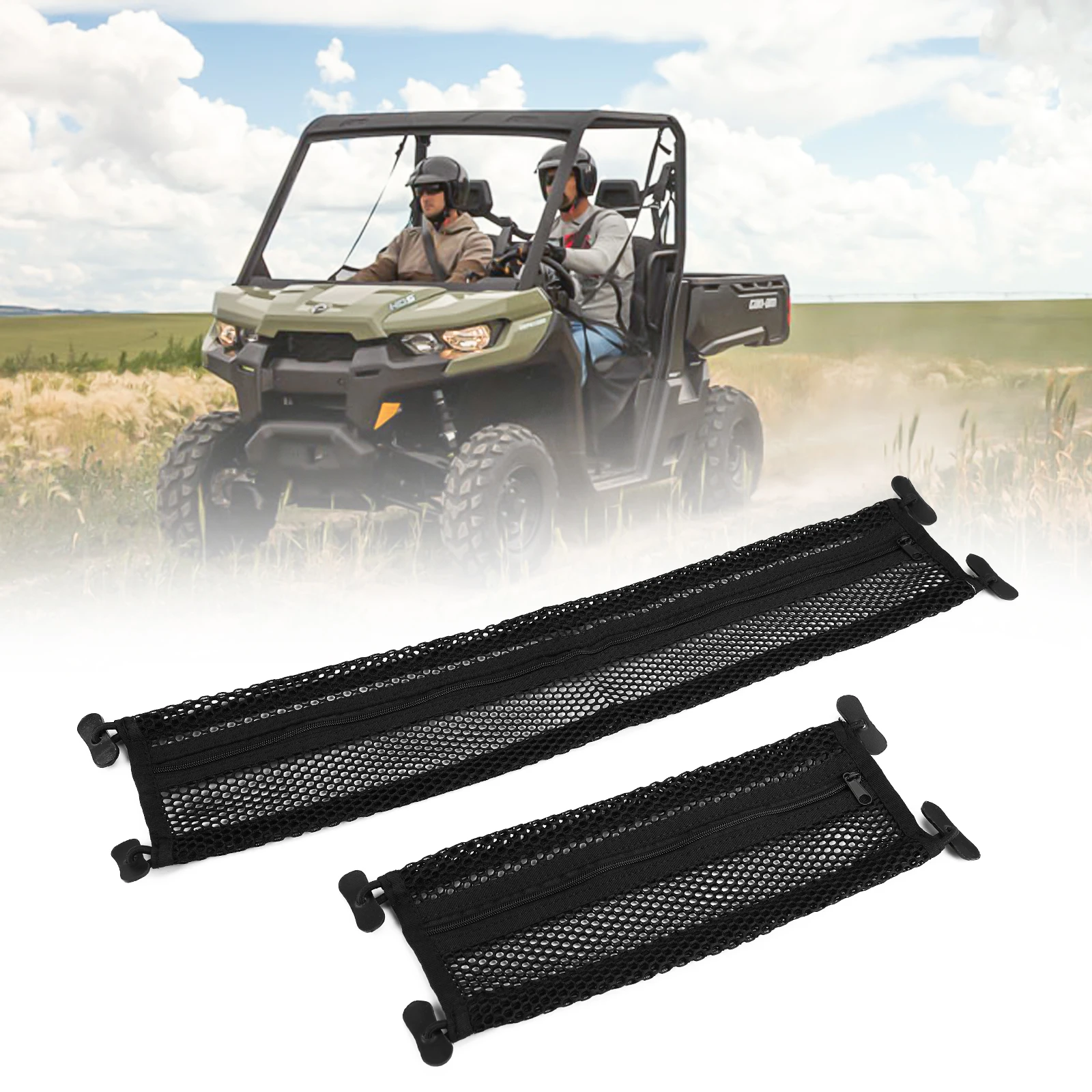 Defender HD8 HD10 UTV KEMIMOTO Dashboard Dash Storage Basket And Nets for Can-Am Defender HD8 HD10 MAX 2016-2023 715003129