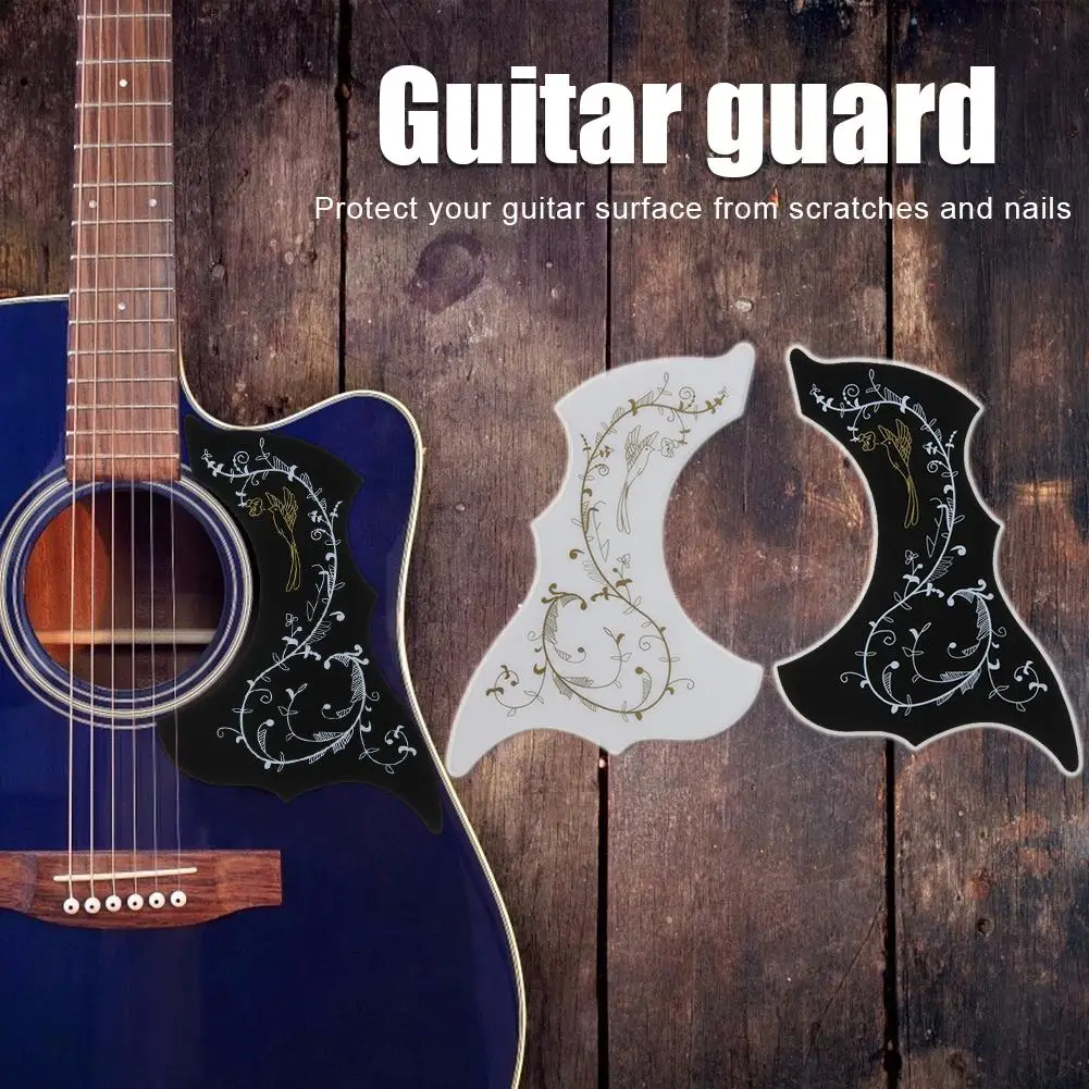 2pcs Acoustic Guitar Scratch Plate Pick Adhesive Acoustic Guitar Pickguard Anti Scratch Plate Pick Guard Stickers