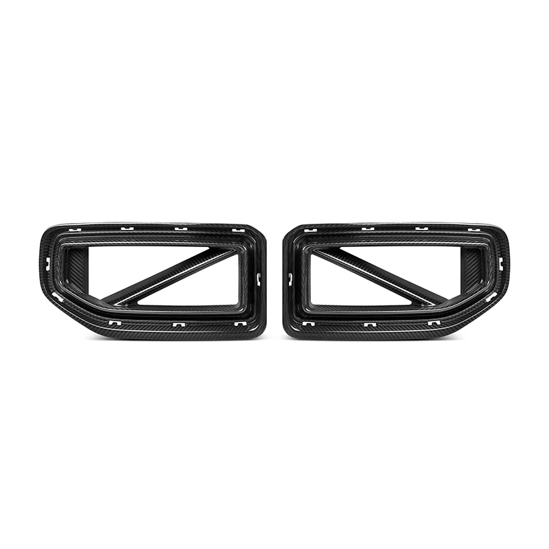 Replacement Front Bumper Hood Kidney Grille Dry Carbon Fiber SQ Style Sport Racing Grill For BMW 2 Series G87 M2 2023-IN