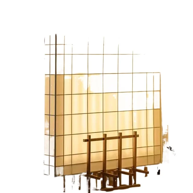 

Exhibition hall medieval floor lamp commercial space screen partition art atmosphere lamp wabi sandy wind