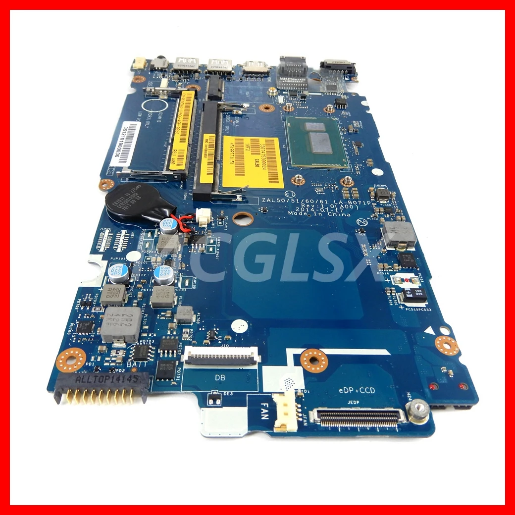 Imagem -05 - Laptop Motherboard para Dell Latitude La-b071p Mainboard para Dell Latitude 3450 3550 3205u I34th 5ª Geração Cpu