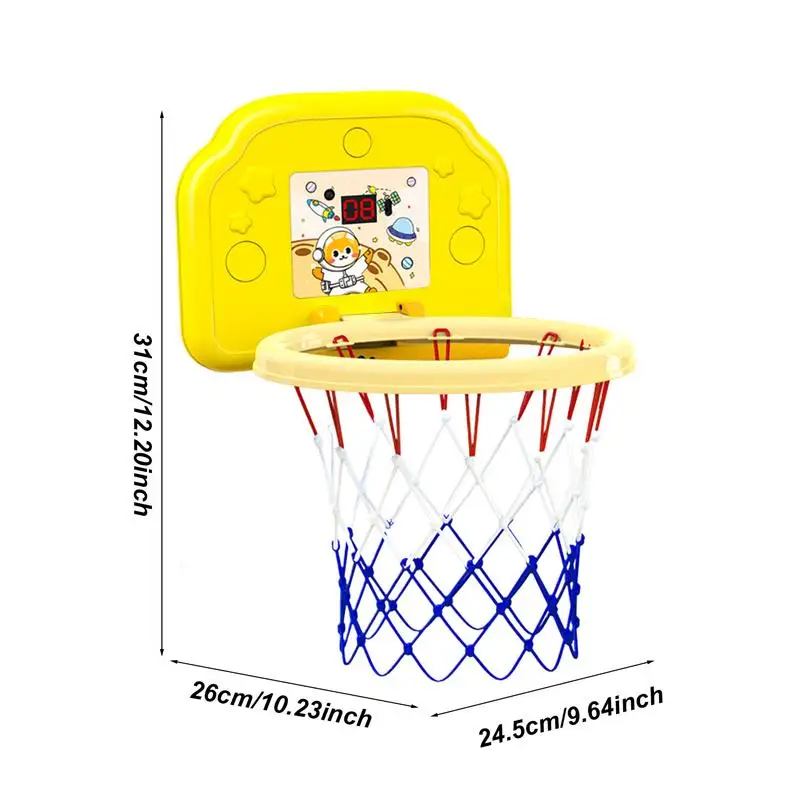 子供用バスケットボールフープ屋内バスケットボールフープ家庭用ミュートボール壁掛け折りたたみ式バスケットボールフープトレーニング機器