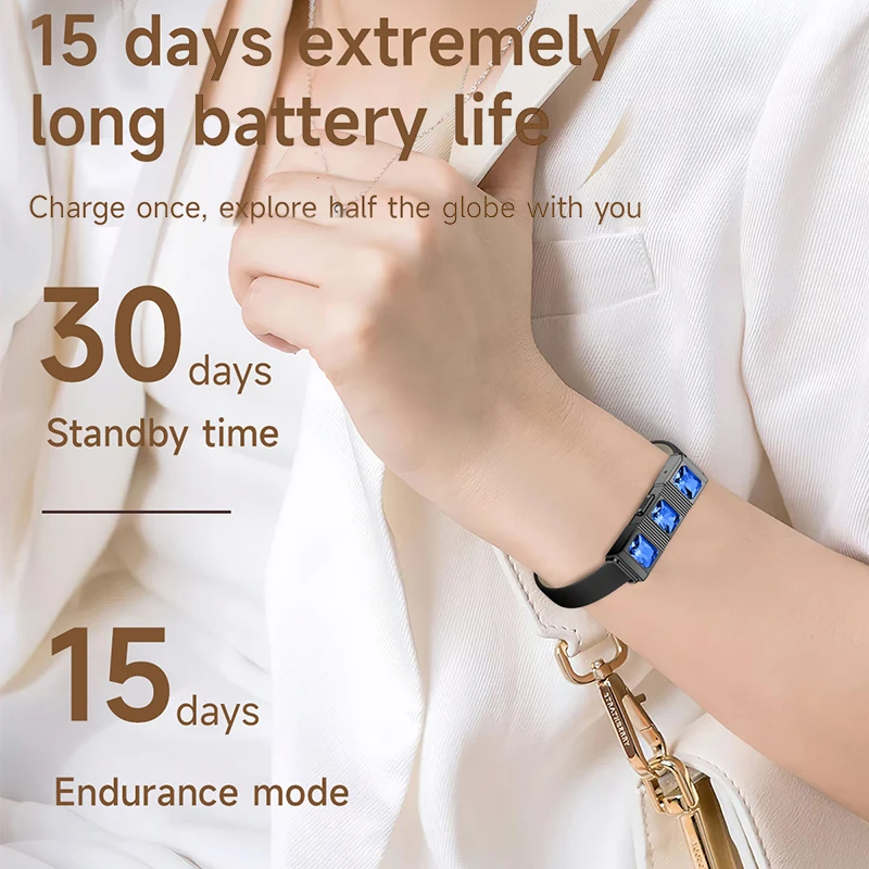 ชายหญิงสร้อยข้อมือฟิตเนส Tracker Heart Rate Sleep Monitor Step Counter กิจกรรม Tracker สมาร์ทวอท์ชสุขภาพ Bnad Pedometer
