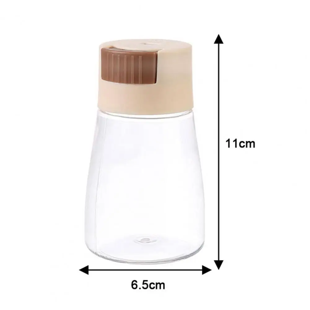 One-button Press Shaker Measuring Seasoning Bottle Airtight Salt Shaker with Precise Control for Healthy Seasoning for Kitchen