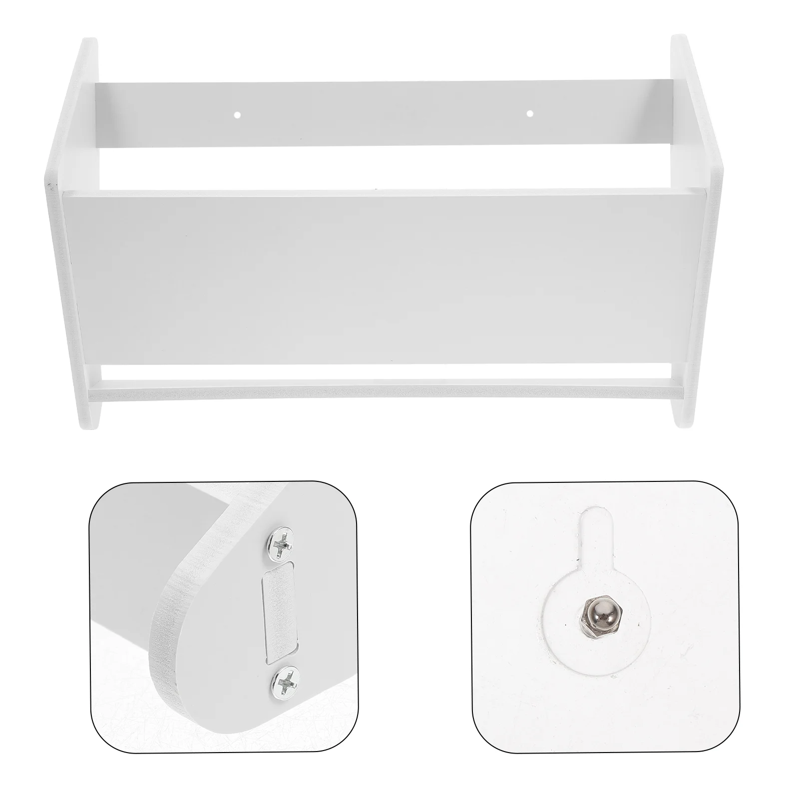 Ultra-thin Shoe Mounted Wall-mounted Storage Holder Shelf Slipper Back Door Pvc Wood Plastic Board Stand Dormitory