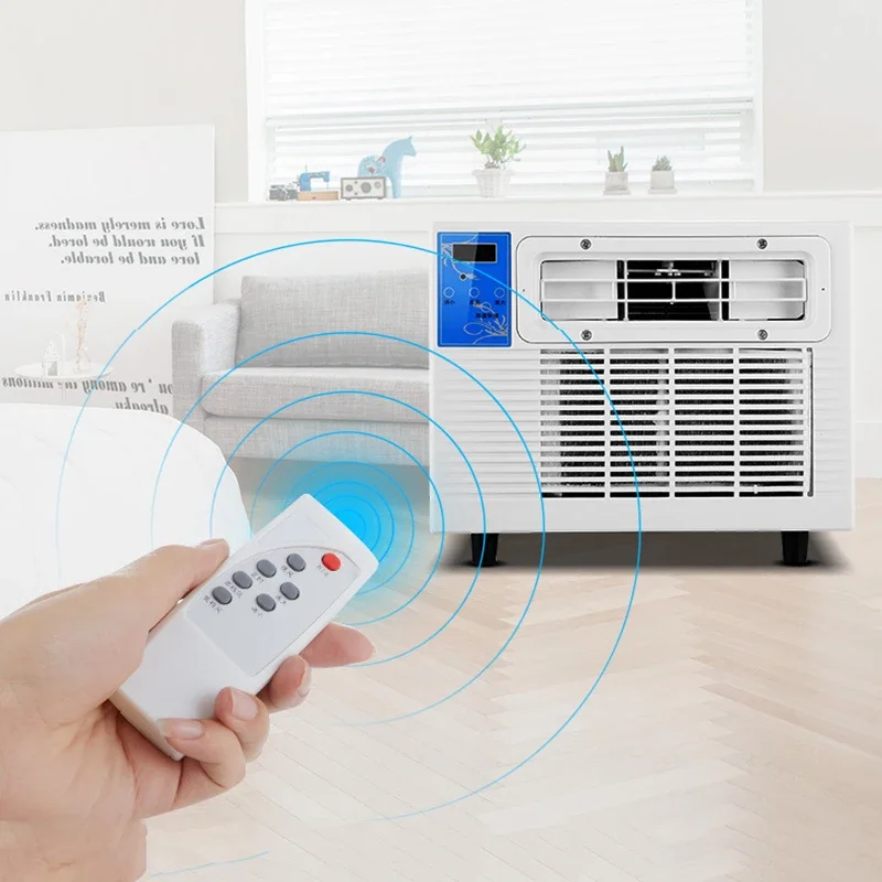 Refrigeration small air conditioner portable small household cold and warm dual-purpose frequency conversion integrated machine