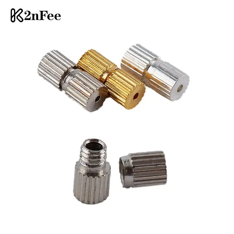 50pc 6mmx2.5mm Rhodium Screw Clasps Cylinder Rope Cap Buckle Closure For Necklace Bracelet Jewelry Making Connector DIy Findings