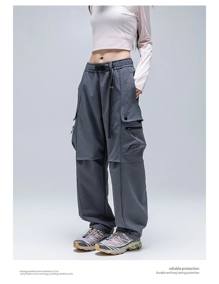 Unisex Teflon Wasserdichte Softshell-Hose - Fluoridfreie, wasserabweisende, schnelltrocknende Wanderhose mit verstellbaren Bündchen – Detail 19