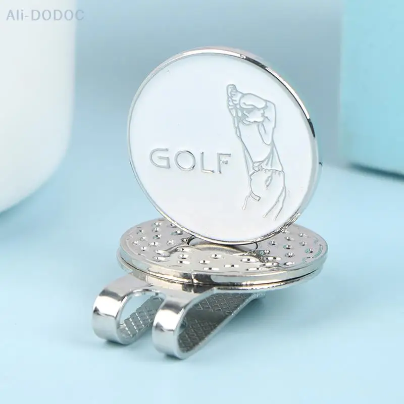 Golf Ball Marker Clip With Magnet Mark One Putt Putting Alignment Aiming Cap Clips Drop Ship Training Aids Accessories