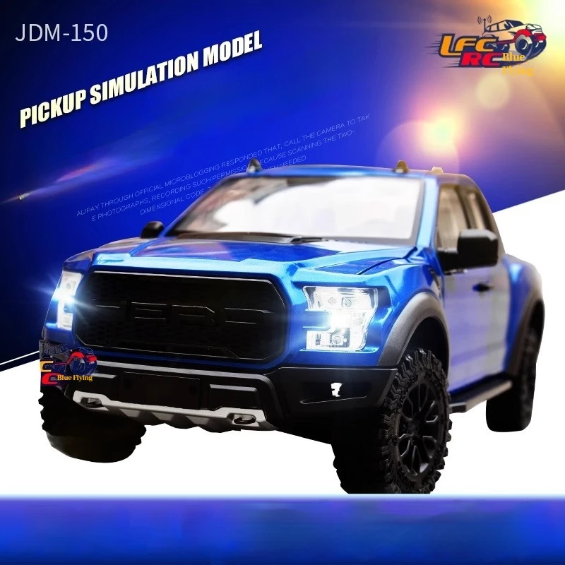 

Static point model JDM-150 1/10 simulation F150 pickup truck remote control climbing car remote control car model toy cool gift