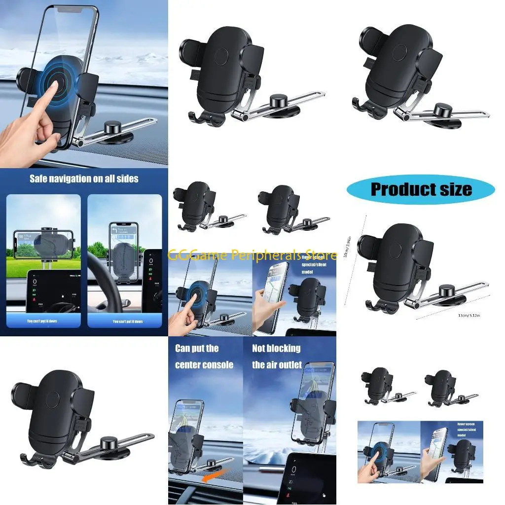 

U55B Вращающийся выдвижной автомобильный держатель для телефона Самоклеящаяся подставка для мобильного телефона Shockprook