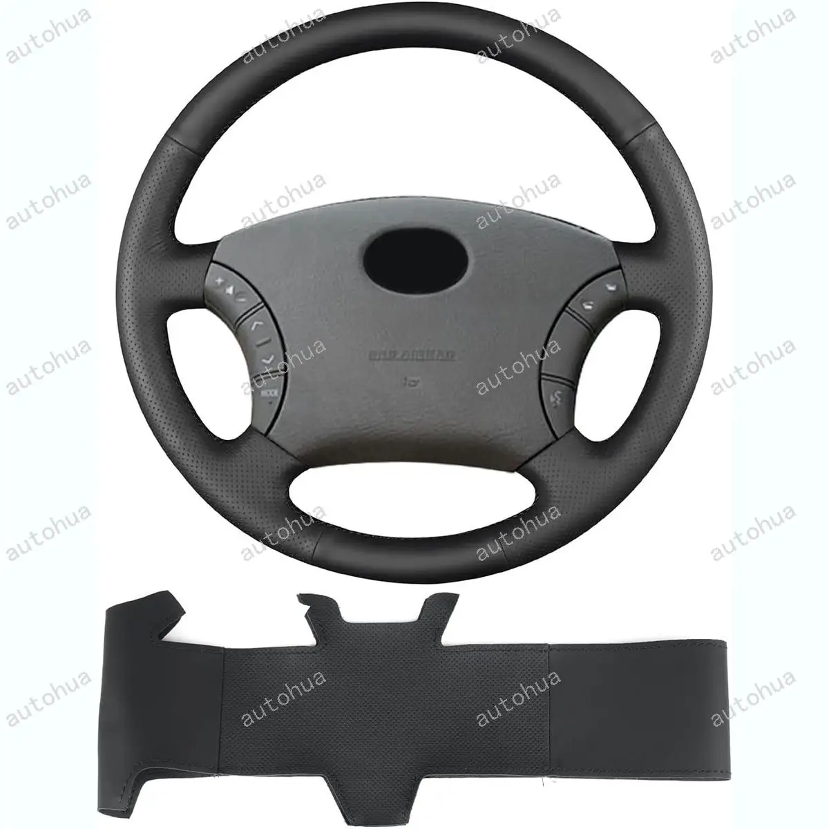 

Steering Wheel Cover for Toyota Land Cruiser 3D 5d 2003/Tacoma XRunner Highlander Hybrid 2005/4Runner Hilux 2009/Tacoma 2011