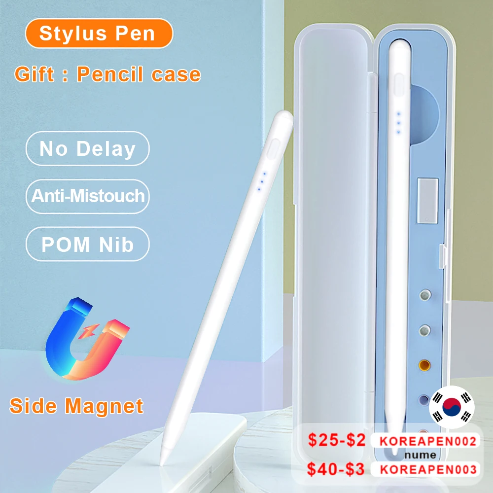 

For Apple Pencil 2 Gen Bluetooth Touch Stylus Pen For funda iPad Pencil case 2022 2021 2020 2019 2018 Air 5 애플펜슬