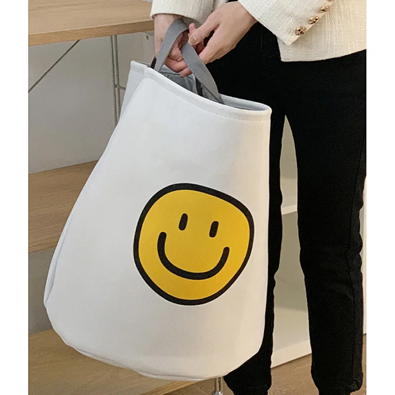 Thickened Cloth Storage Bucket Student Dormitory Household Balcony Clothes Dirty Clothes Bucket Children\'s Toys Storage Basket