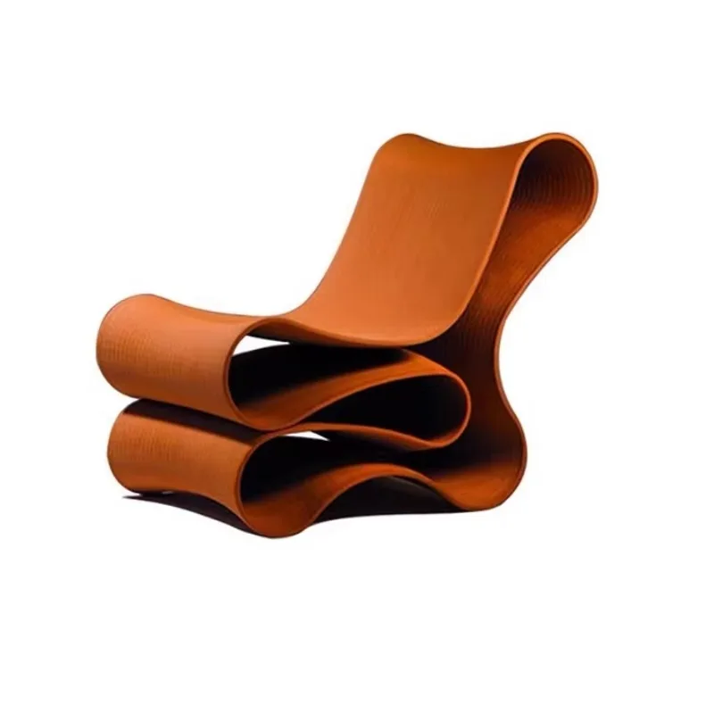 

Modern design, stained fiberglass lounge chair, living room lounge chair