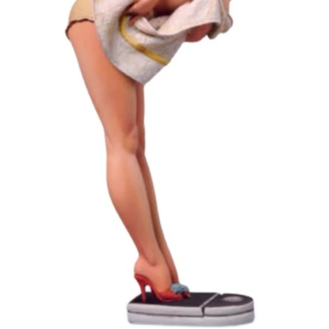

1/24 Scale Resin Figure Assemble Model Kit bath towel Slim Girl Unassembled and Unpainted 3D printing DIY toy 716