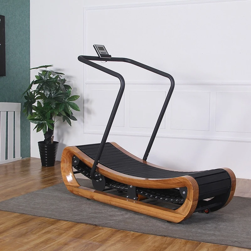 

Unpowered treadmill Wooden curved treadmill Commercial gym Curved wooden silent unpowered treadmill