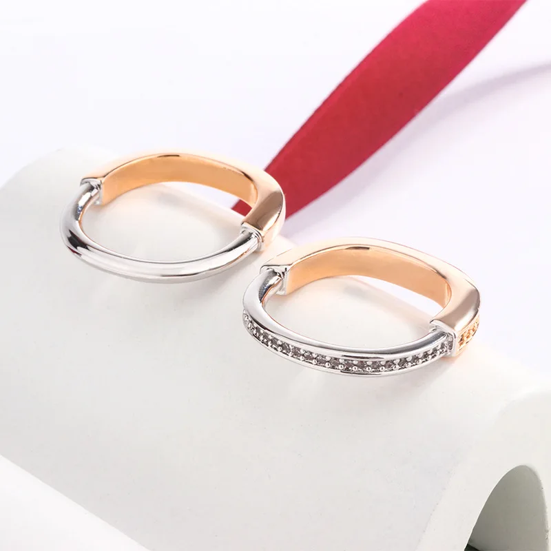

2025 New 925 Silver Luxury Jewelry Fashion Gift Ring U-ring Women's Fashion Versatile Gift