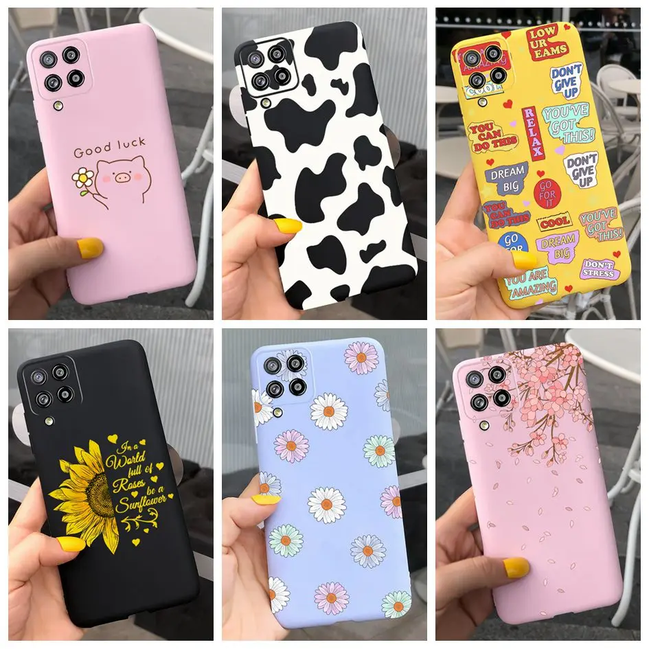 For Samsung Galaxy A22 Case Samsung A 22 4G 5G 2021 Phone Back Cover Soft Bumper For Samsung A22 GalaxyA22 SM-A225F A226B Fundas