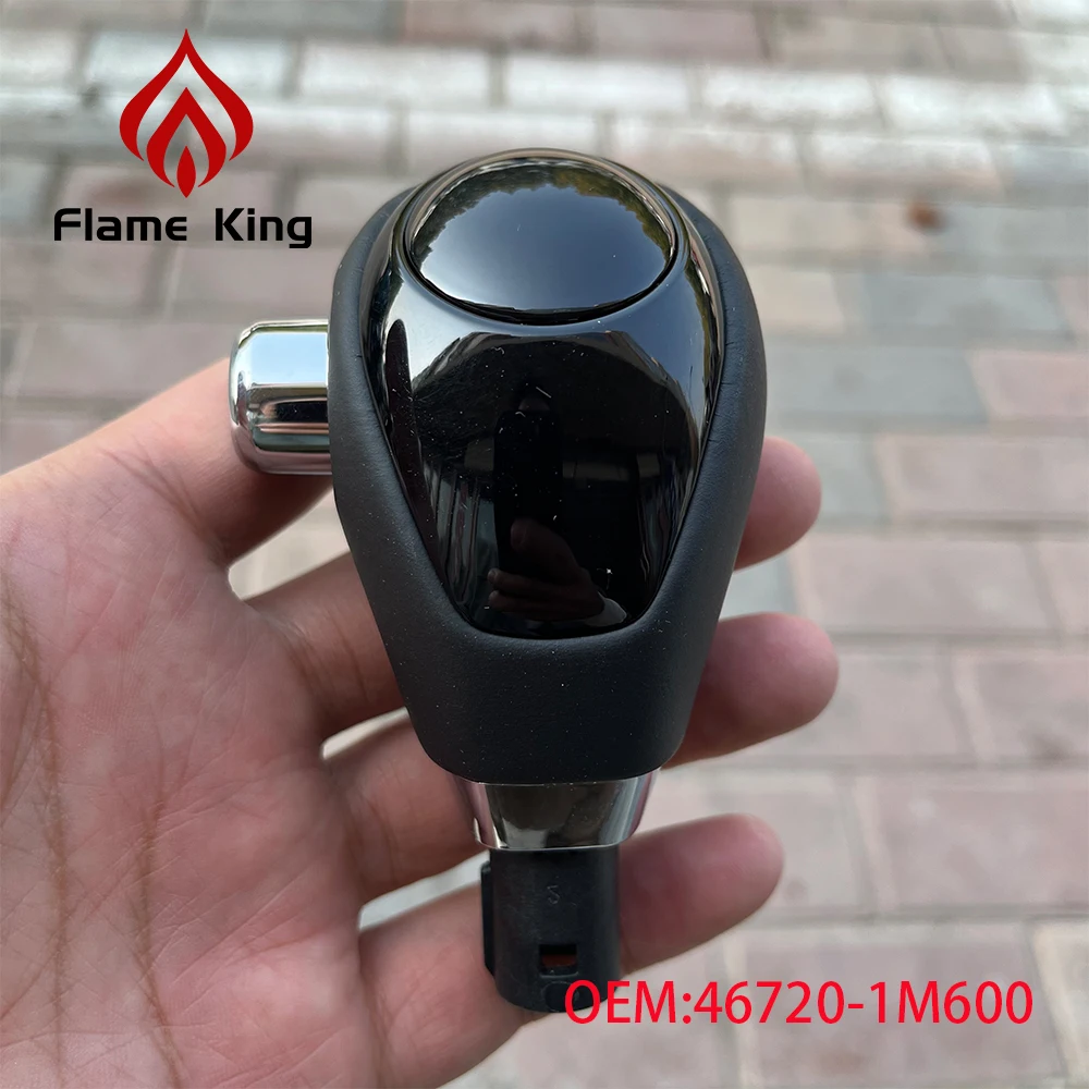 Flame king For Kia K3 K5 optima Rio ceed soul automatic transmission shift handball leather shift head transmission shift knob